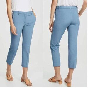 Theory Light Blue Slim‑Fit Pant NWT Size 10 • 26″ Inseam • Straight Leg Workwear